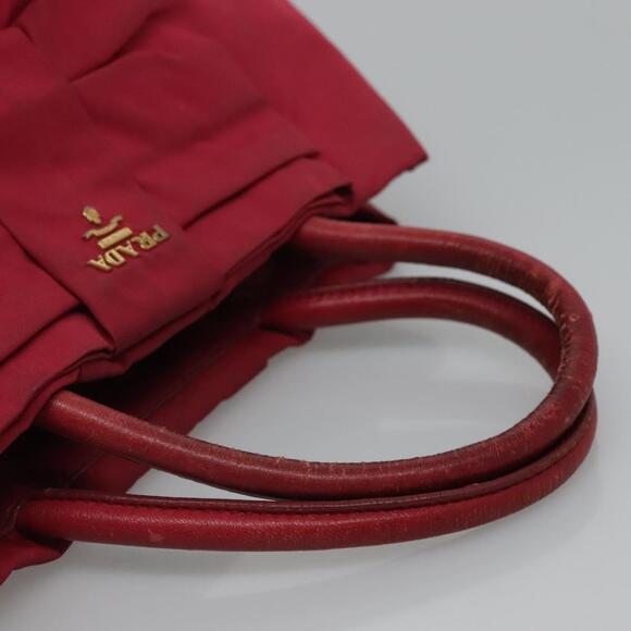 PRADA Hand Bag Nylon Pink - Picture 7 of 9